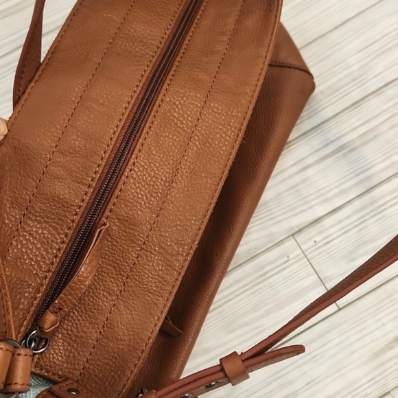 Womens like new The Sak La Mesa Tobacco leather shoulder bag. - Picture 7 of 16